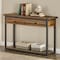 Alaterre Furniture Claremont 43"L Rustic Wood Console Table with Two Drawers and Low Shelf ANCM1074 - alternate 6